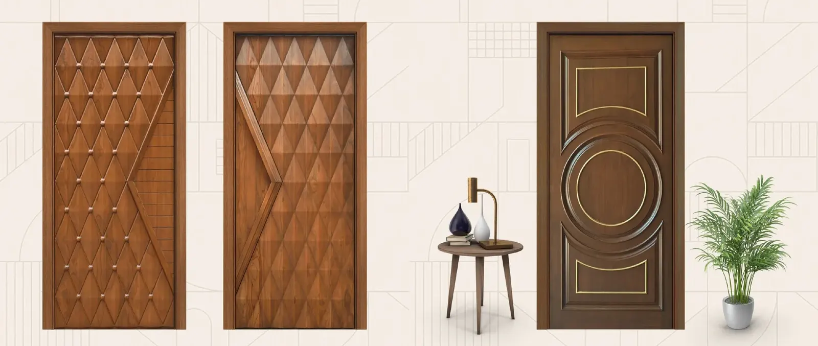 New Teak Valsadi Wood Doors